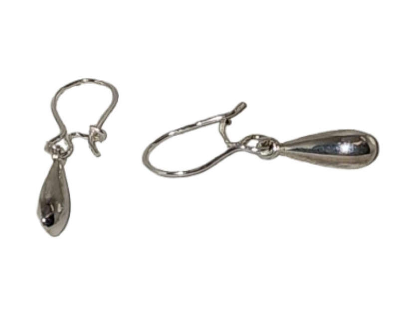 925 Sterling Silver Medium Teardrop Earrings