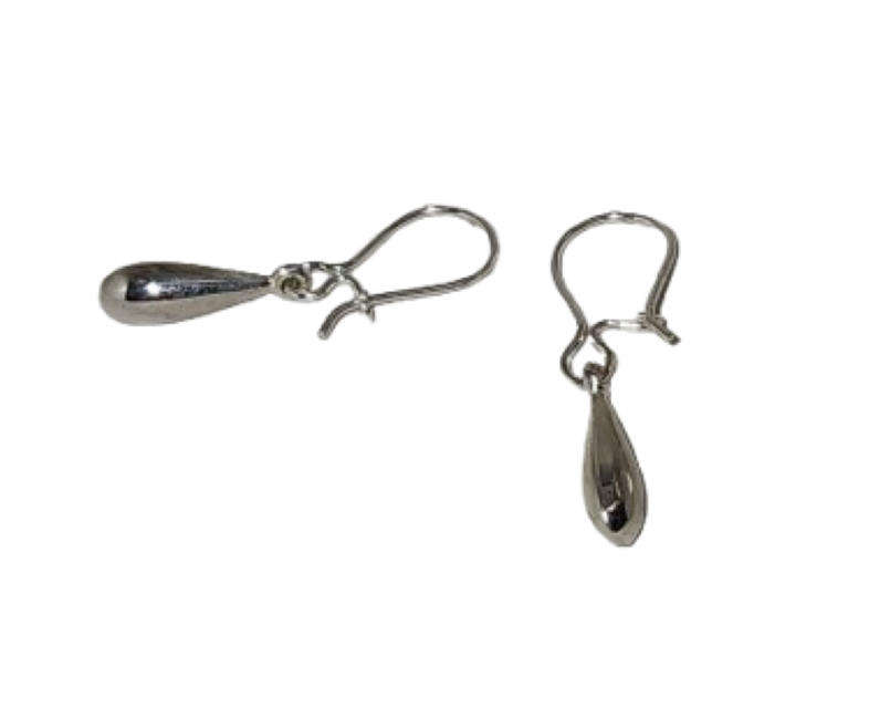 925 Sterling Silver Medium Teardrop Earrings