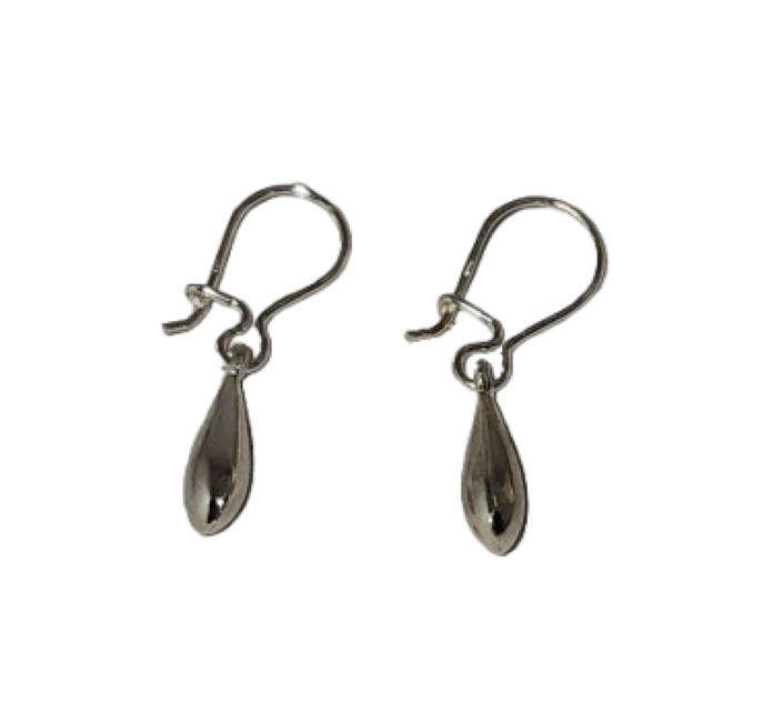 925 Sterling Silver Medium Teardrop Earrings