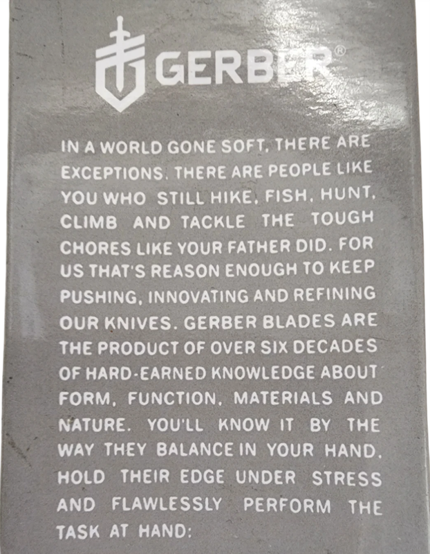 Gerber Folding Knife Praframe