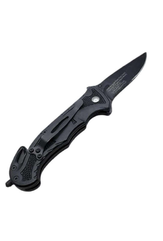 K9 Folding Knife With Window Breaker And Seat Belt Cutter