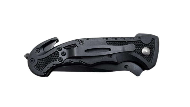 K9 Folding Knife With Window Breaker And Seat Belt Cutter