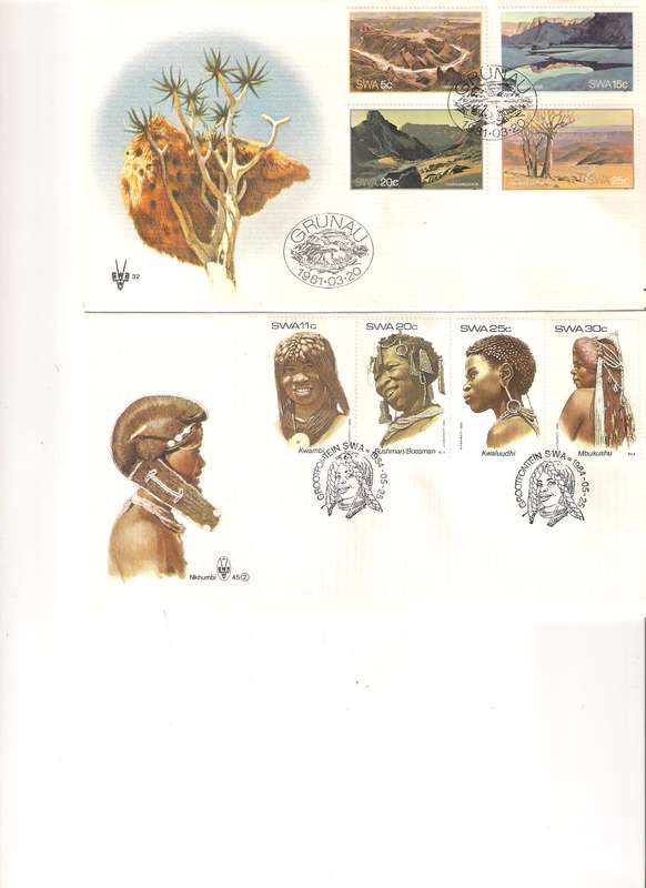 FDC Stamp Book South West Africa