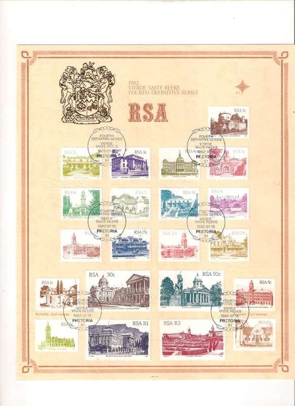 FDC Stamp Book South Africa