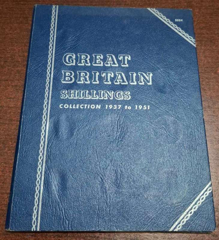 Great Britain Whitman Folder Shilling Collection 1937-1951 complete set