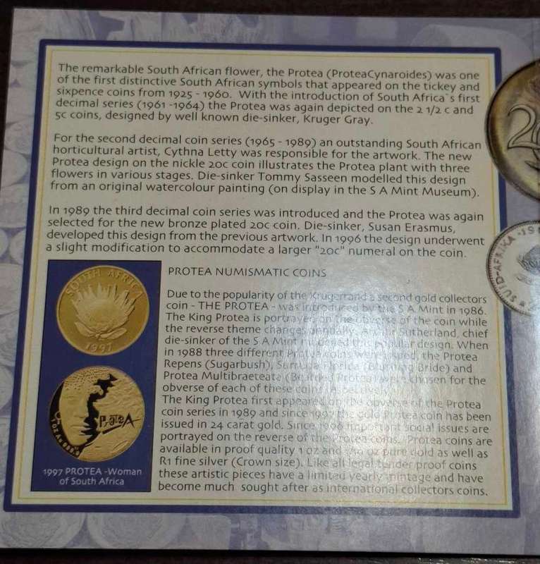 1998 South African coin set