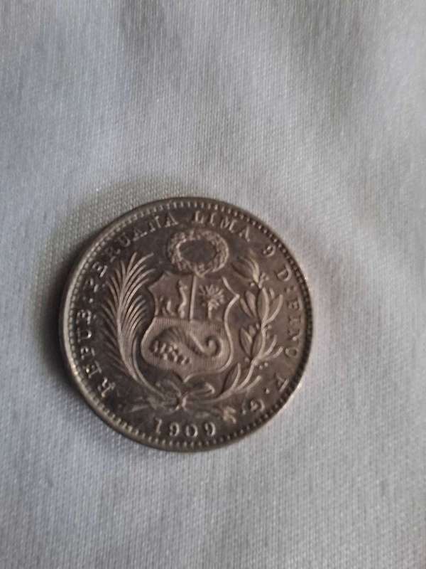 1909 Peru Dinero