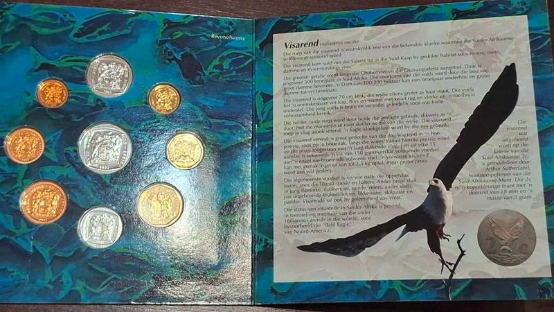 1995 South Africa Brilliant Uncirculated Coin Set