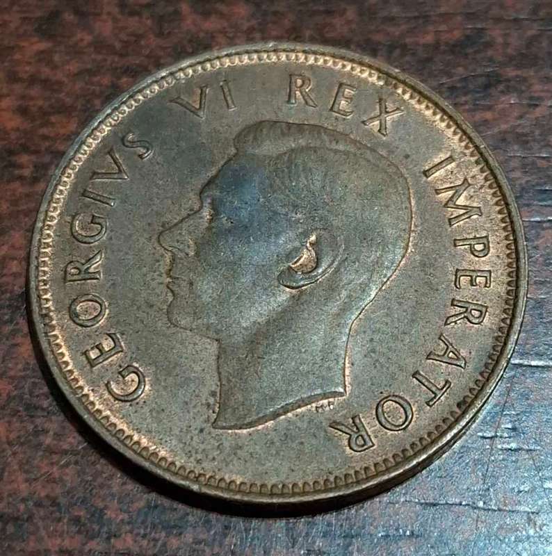 1944 half penny