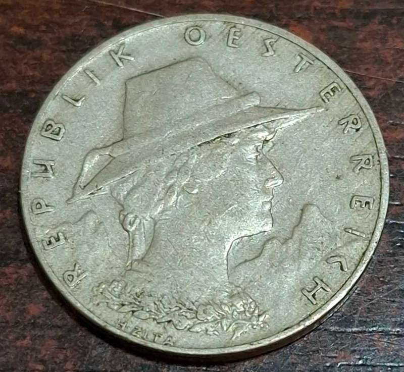 1924 Austrian 1000 Kronen coin