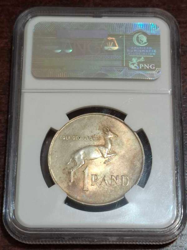1966 S.Africa Silver R1 Afrkaans