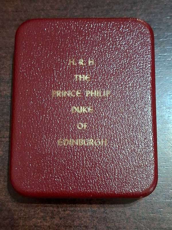 Great Britain 1966 Prince Philip Duke Edinburgh Visit America Silver Medal