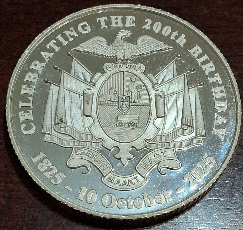 Paul Kruger 200th birthday celebration 10oz fine silver