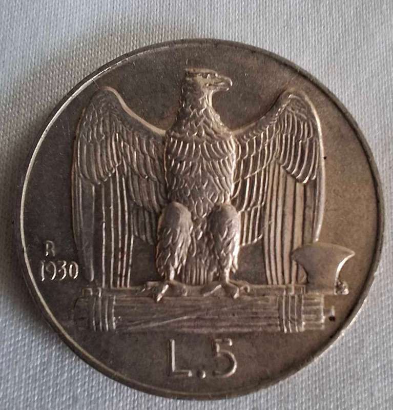 1930 Italy   5 Lira