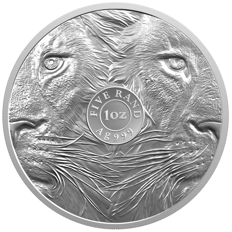 2025 1 oz Silver Coin - Big Five III - Lion