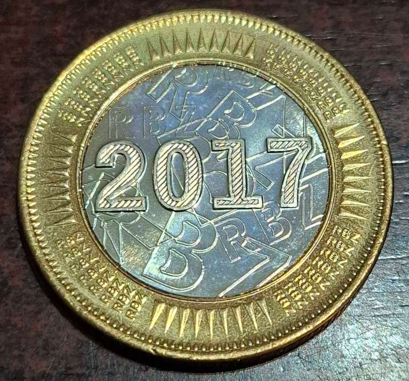2017 Zimbabwean 1 Dollar bond coin