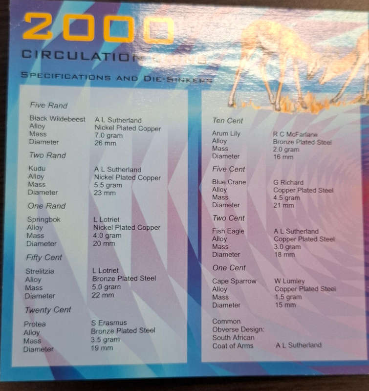 2000 uncirculated coin set