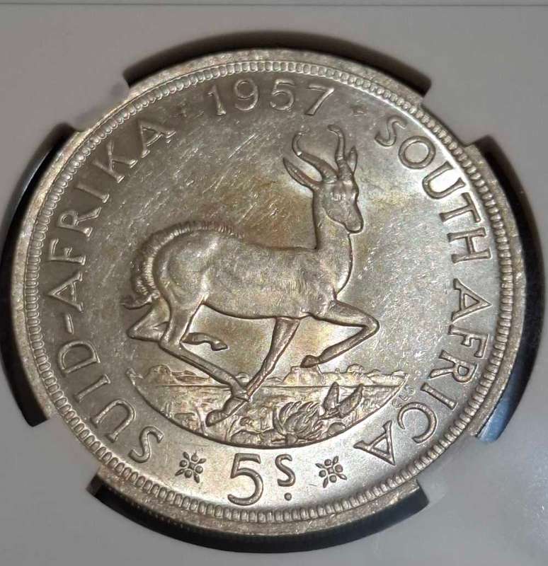 1955 South African 5 Shilling
