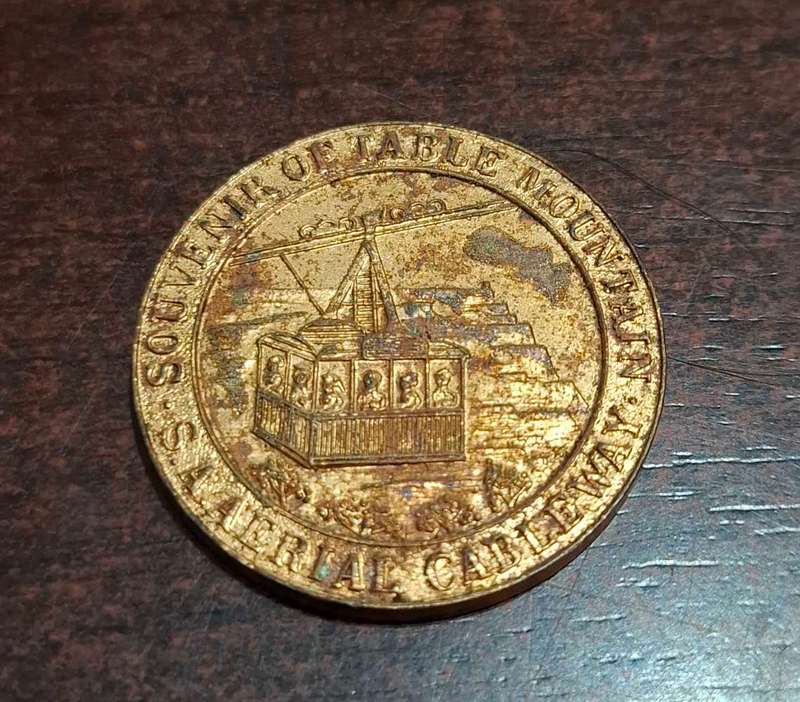 1929 Rare Table Mountain Souvenir Coin