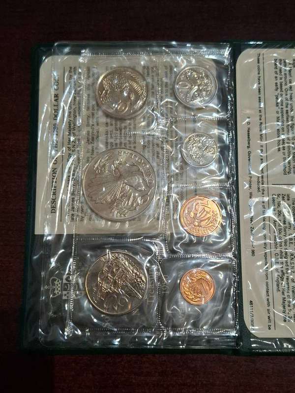 New Zealand Coin Set 1980