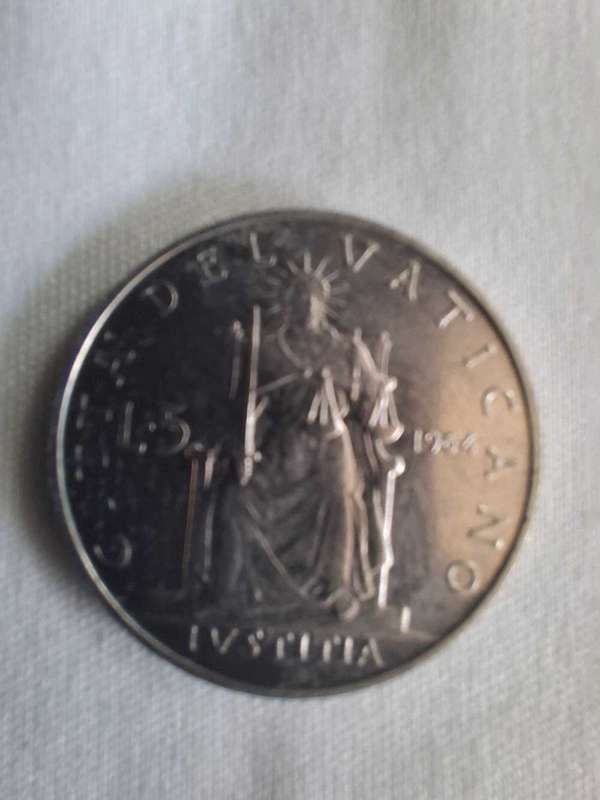 1964 VATICAN CITY 5 LIRE