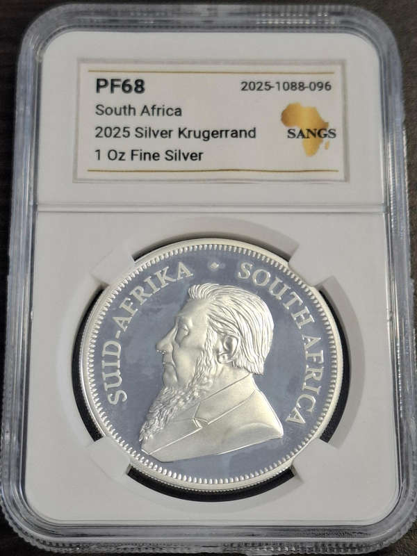 2025 Silver Krugerrand 1 Oz Fine Silver