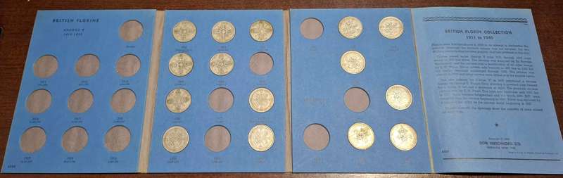 Incomplete Great britain Florin set