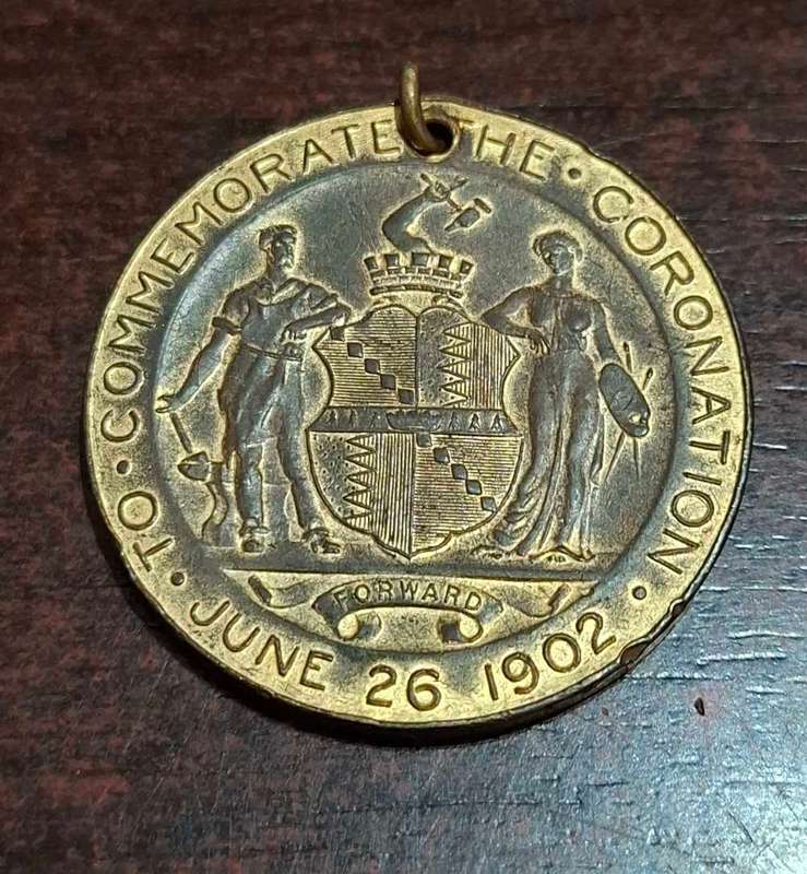 1902 Medallion - Edward VII and Alexandra Commemoration at Birmingham
