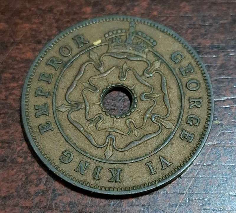 1947 Southern Rhodesia one penny coin