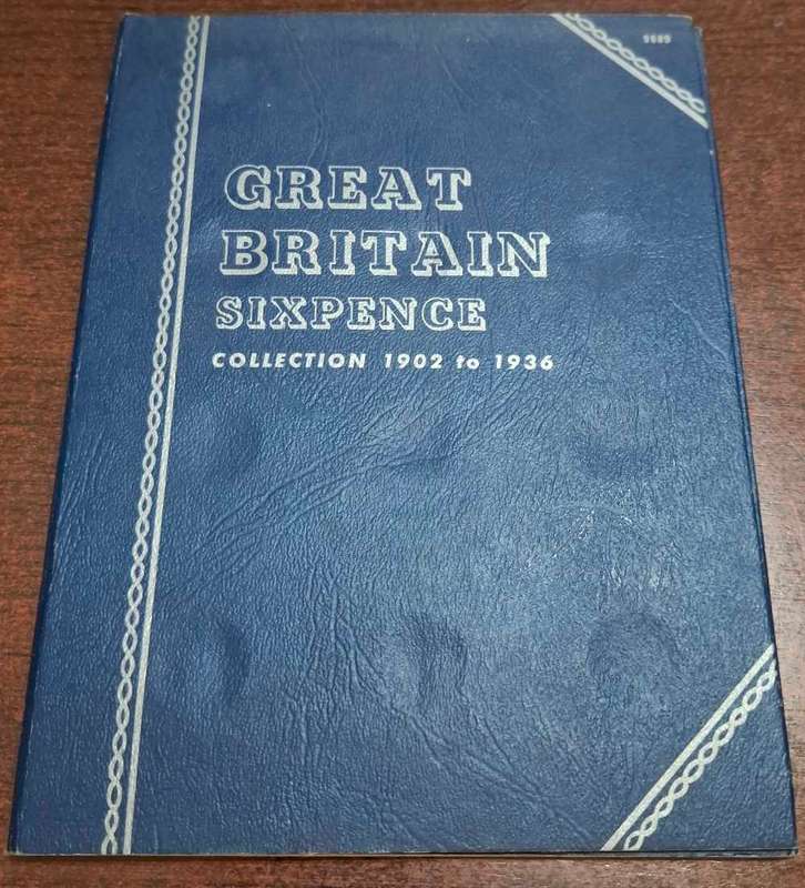 Incomplete Great britain sixpence set