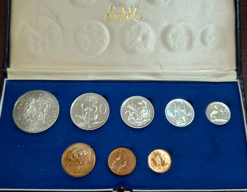 1977 Proof Set In Original SA Mint Box