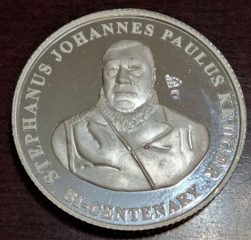 Paul Kruger 200th birthday celebration 10oz fine silver