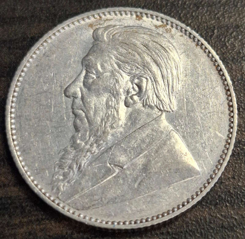 1892 South African Republic (ZAR) 1 Shilling coin