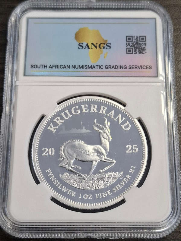 2025 Silver Krugerrand Fine Silver JHB privy first release