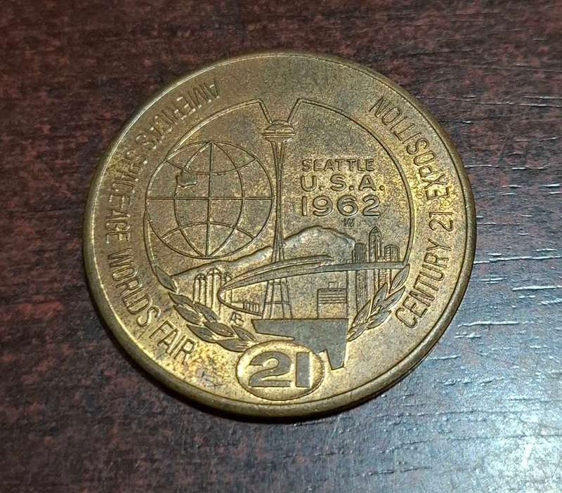 1962 One Dollar Token America
