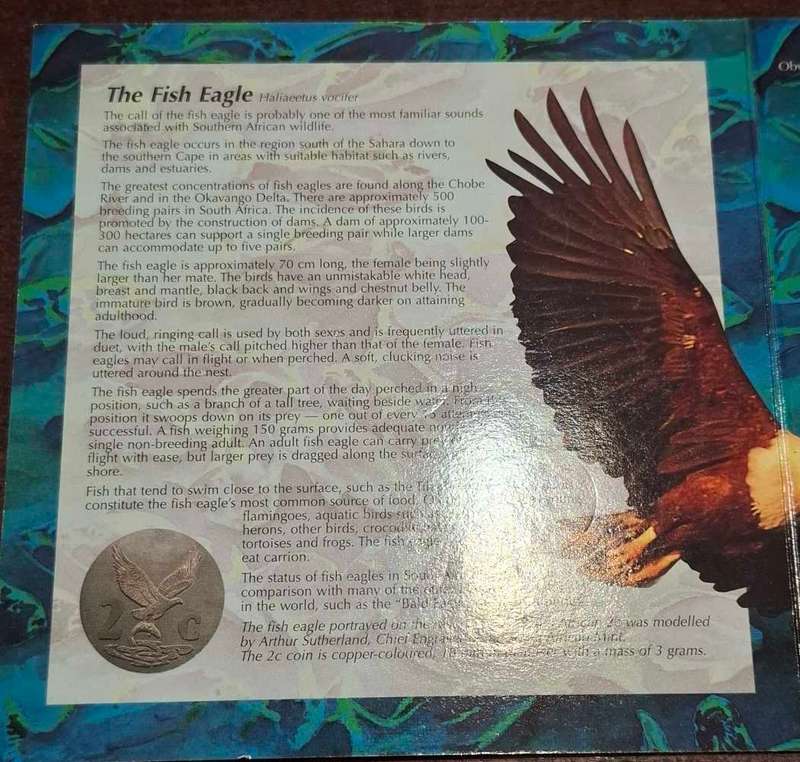 1995 South Africa Brilliant Uncirculated Coin Set