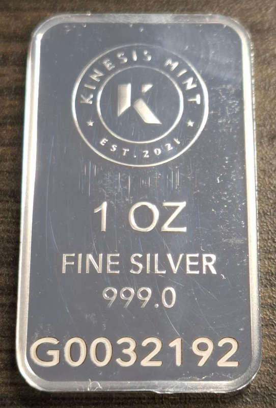 1oz Pure Silver Phoenix Bar