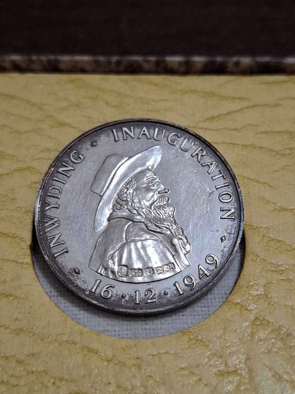 Sterling silver medal: voortrekker monument inauguration