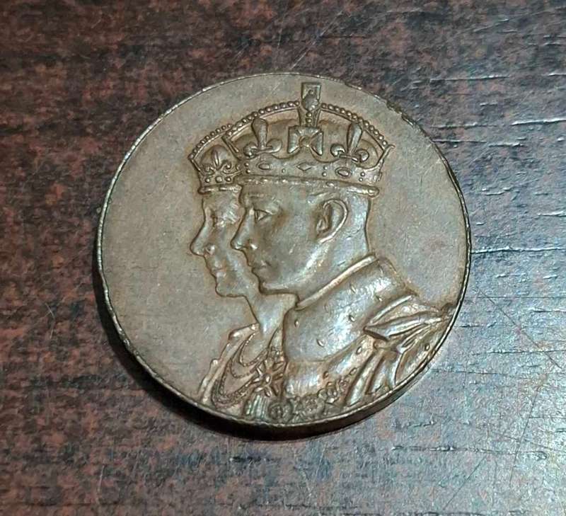 1939 King George VI/Elizabeth - Vintage Canada Royal Visit Tokens