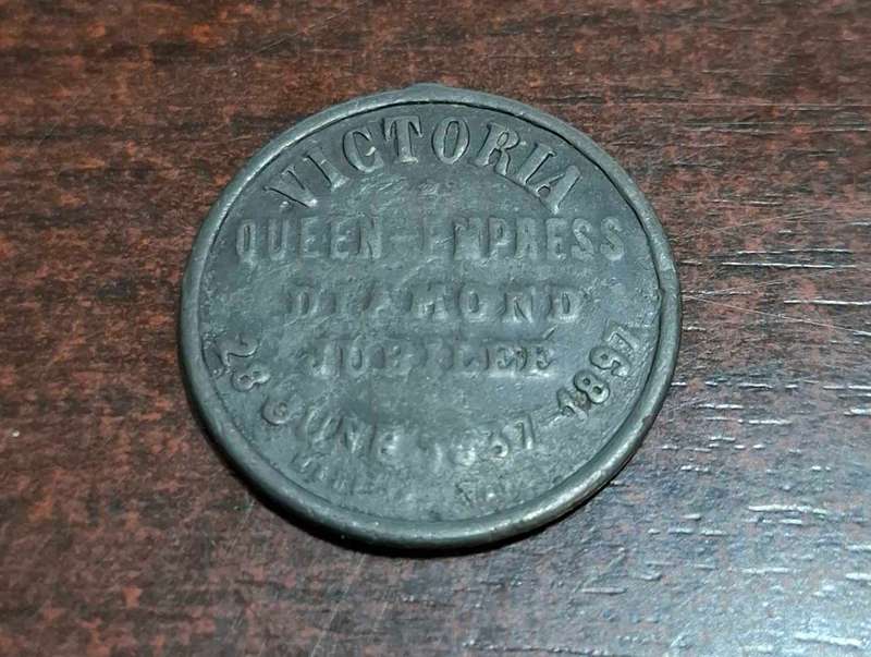 1887 Victoria Queen Empress Jubilee Medal/ Token