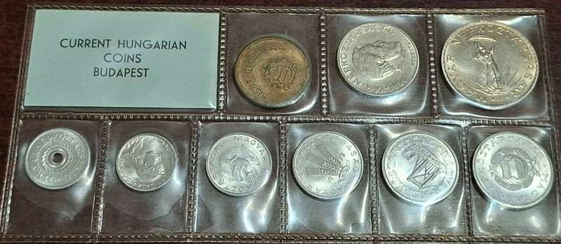1972 uncirculated Hungarian coin set from Budapest