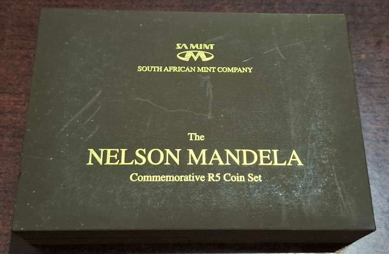 2008 Nelson Mandela Commemorative R5 Coin Set