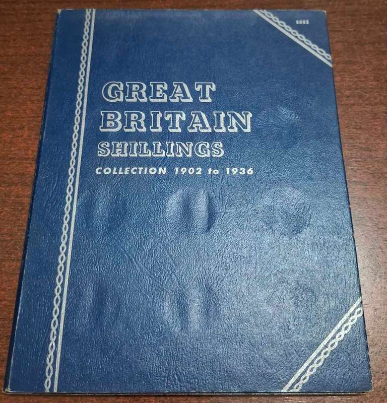Incomplete Great britain shillings set