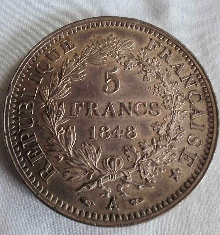 1848 France    5 Franks