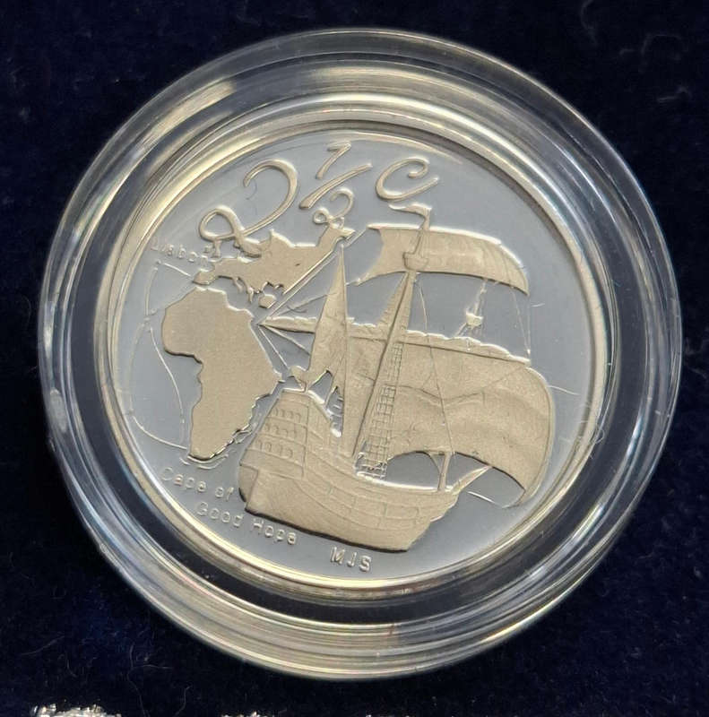 2009 South African Silver Maritime History Proof tickey