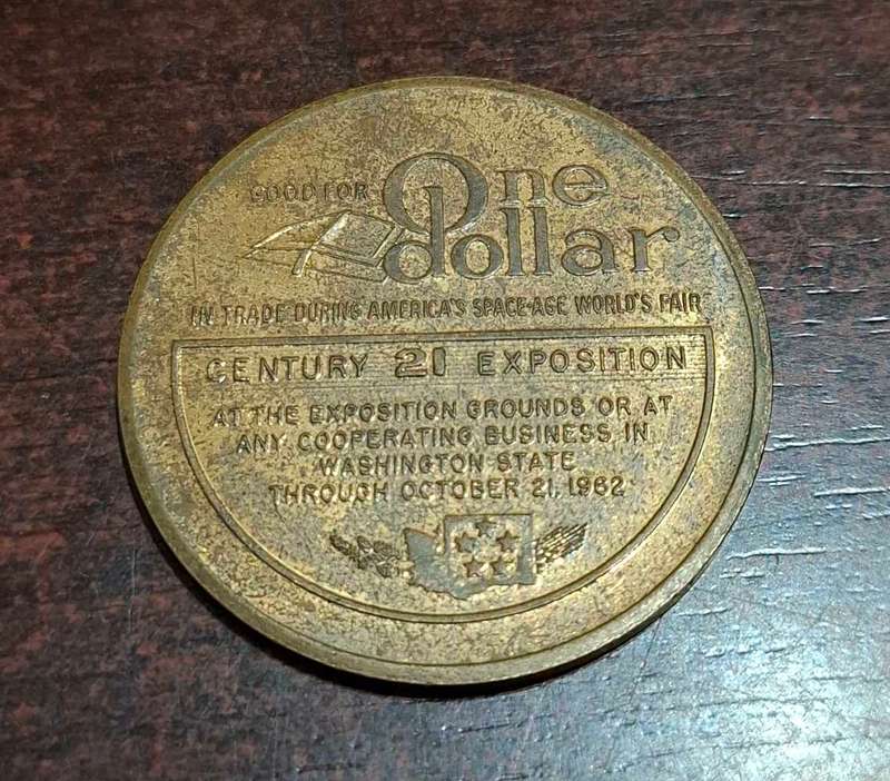 1962 One Dollar Token America