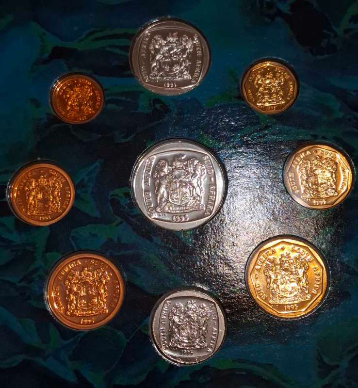 1995 South Africa Brilliant Uncirculated Coin Set