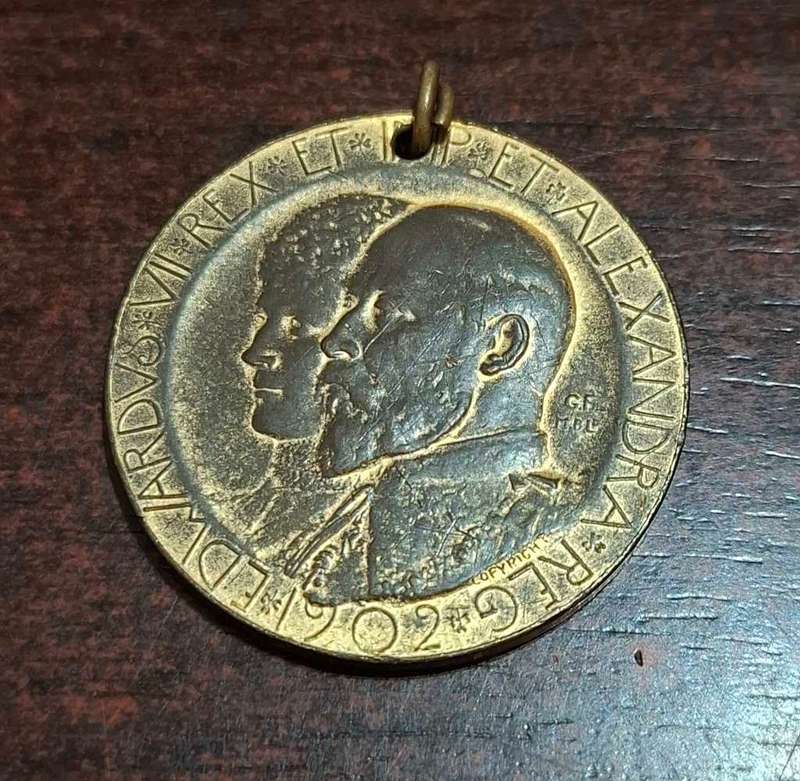 1902 Medallion - Edward VII and Alexandra Commemoration at Birmingham