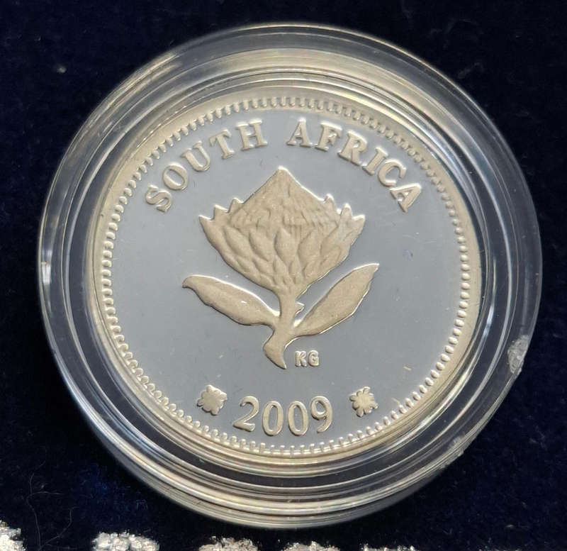 2009 South African Silver Maritime History Proof tickey