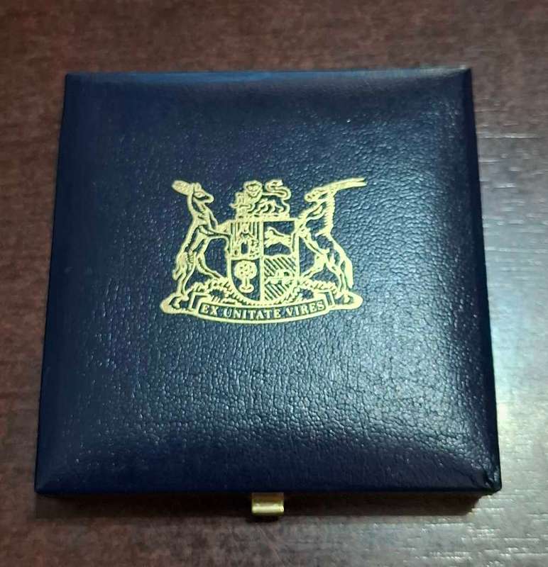 2006 Desmond Tutu Silver Proof Official R1 South Africa Coin in Original Sa Mint Box